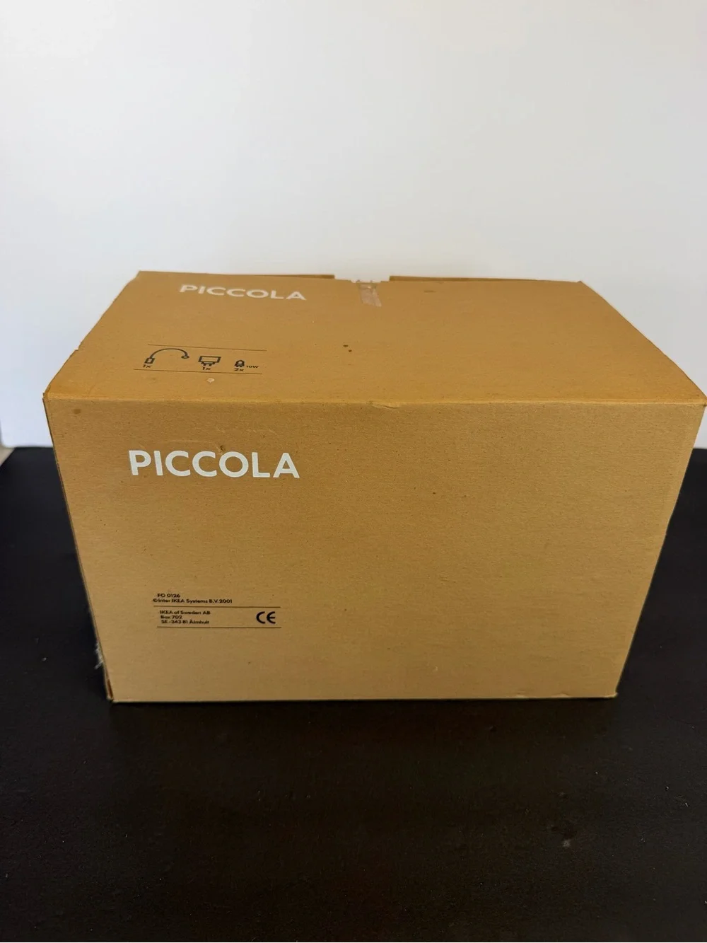 IKEA PICCOLA Wall Mount Picture Light Brass Arc Lamp NIB Tested Working